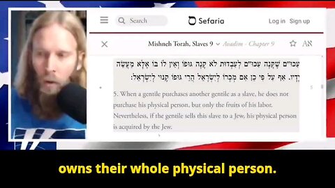 Torah talks about slavery (Adam Green)