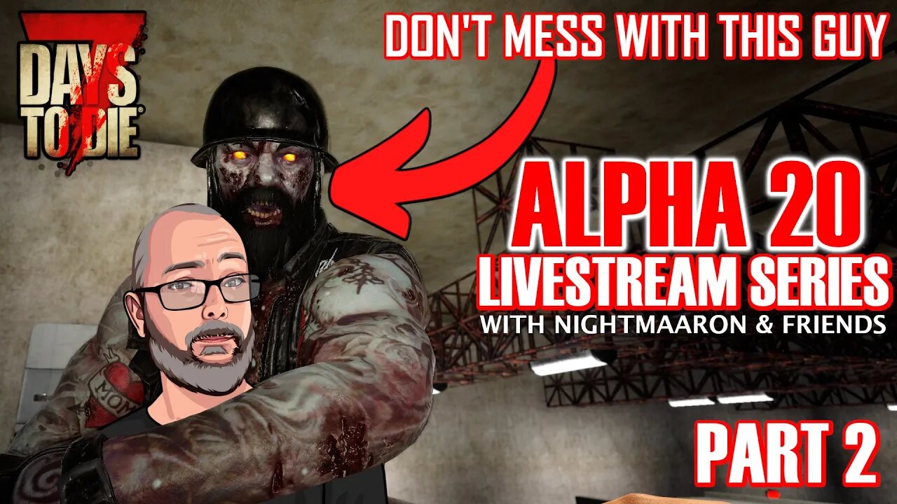 7 Days to Die Alpha 20 | First horde approaches! | #live | Part 2 | Multiplayer