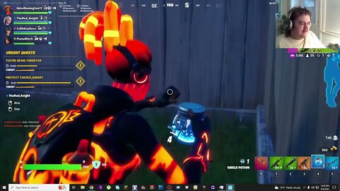 I Get LAZERED in a 3v3v3 Game | Fortnite With Friends