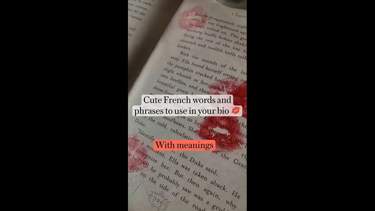 cute French word that e use to in your bio