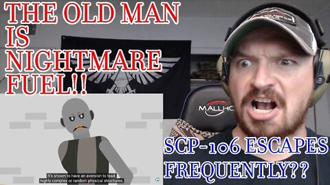 BLASTCAPBADGER REACTS! SCP EXPLAINED - THE OLD MAN ESCAPES (SCP-106) INSANITY!