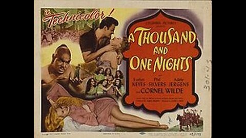 A Thousand and One Nights 1945 Full Movie (Color) Voyage of Aladin.