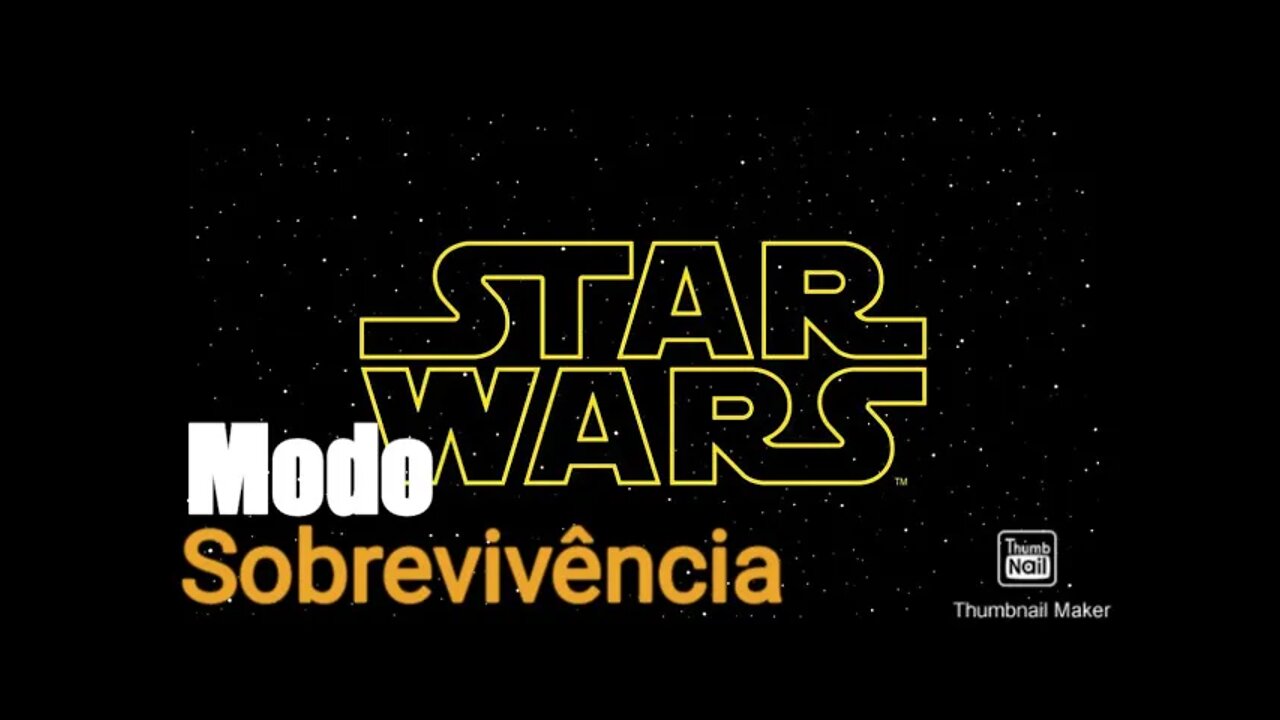 JOGANDO STAR WARS MOBILE NO MODO SOBREVIVÊNCIA.