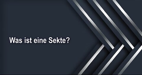 Was ist eine Sekte?