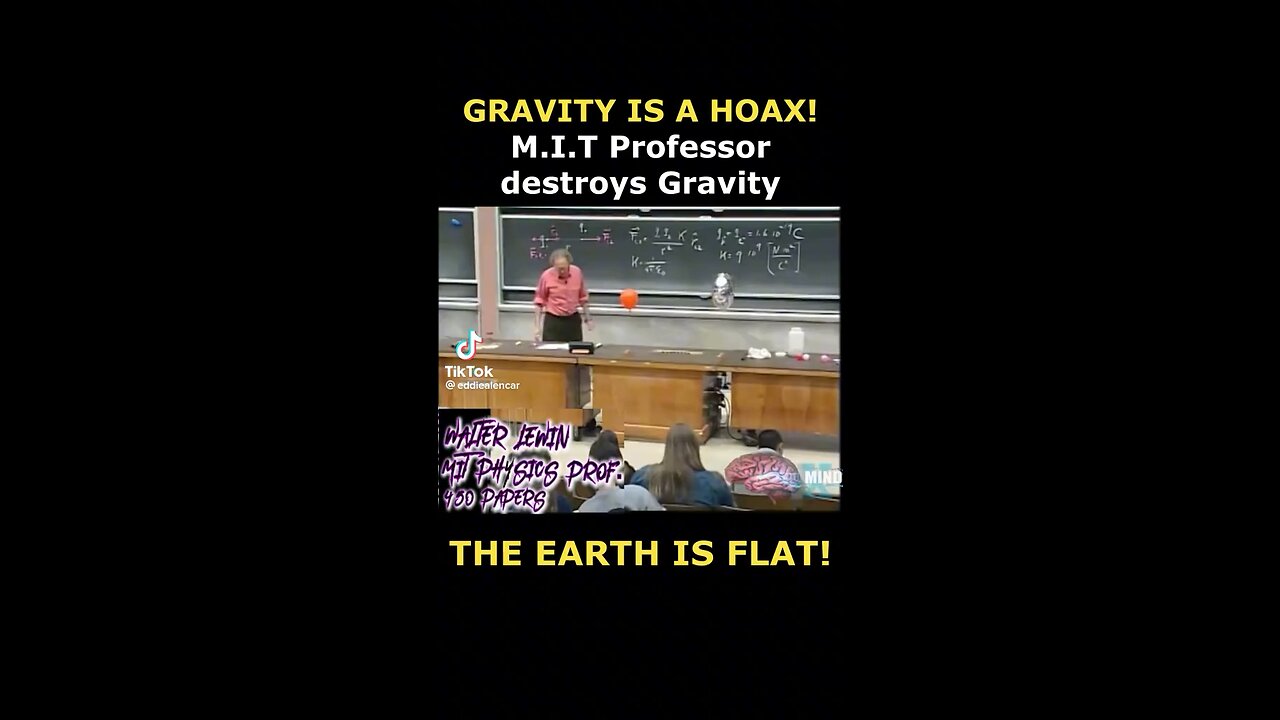 Professor Destroys the THEORY of gravity