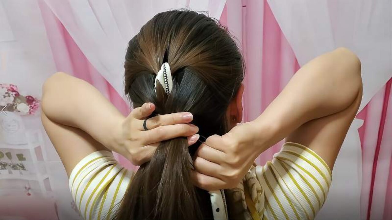 Original braided hair, every step is beautiful, with a hair band, it looks more beautiful