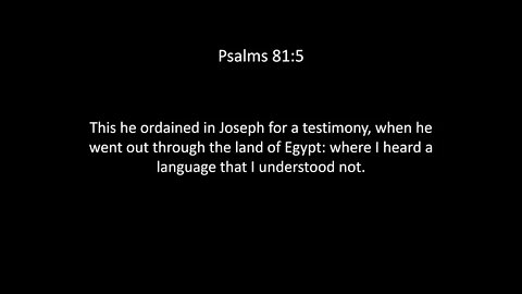 Psalms Chapter 81