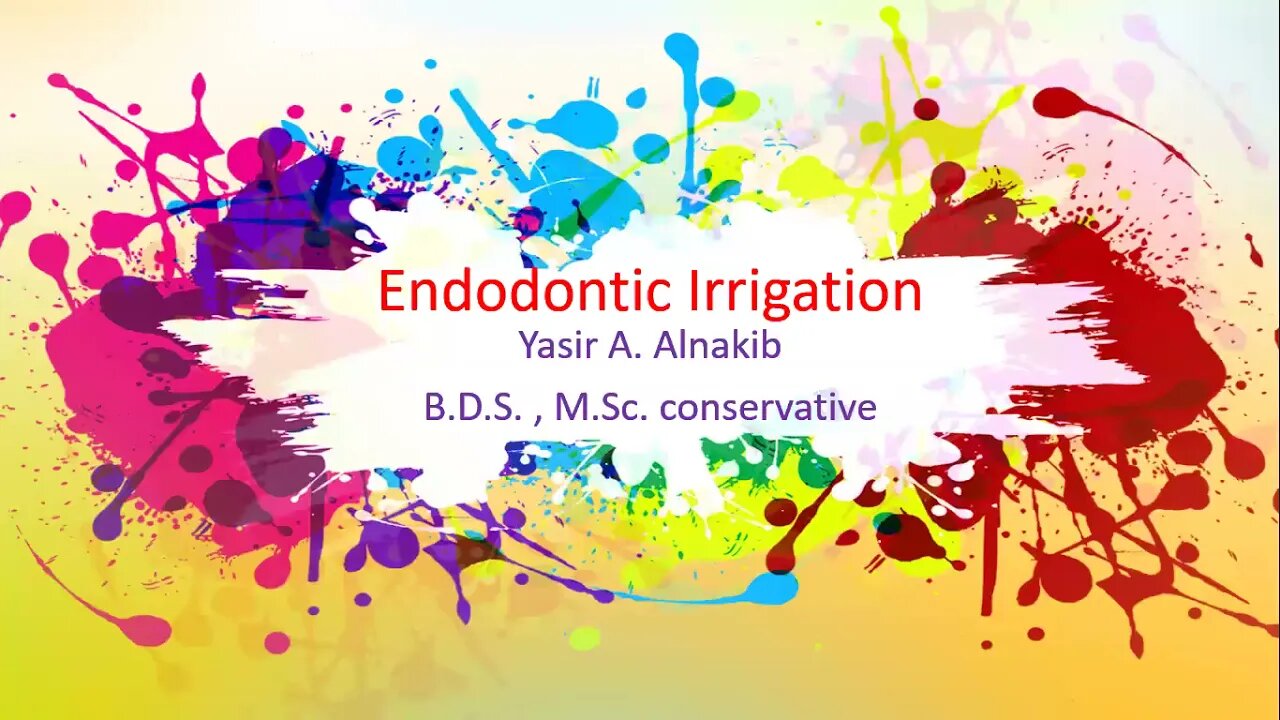 Operative L19 (Endodontic irrigation)