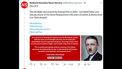 hitler was right - jewish behavior leading cause of anti semitism