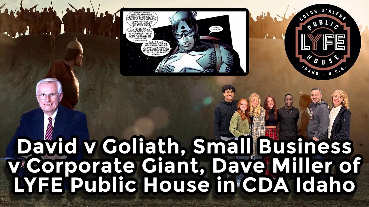 David v Goliath, Small business v Corporate Giant, Dave Miller of LYFE Public House | Interview