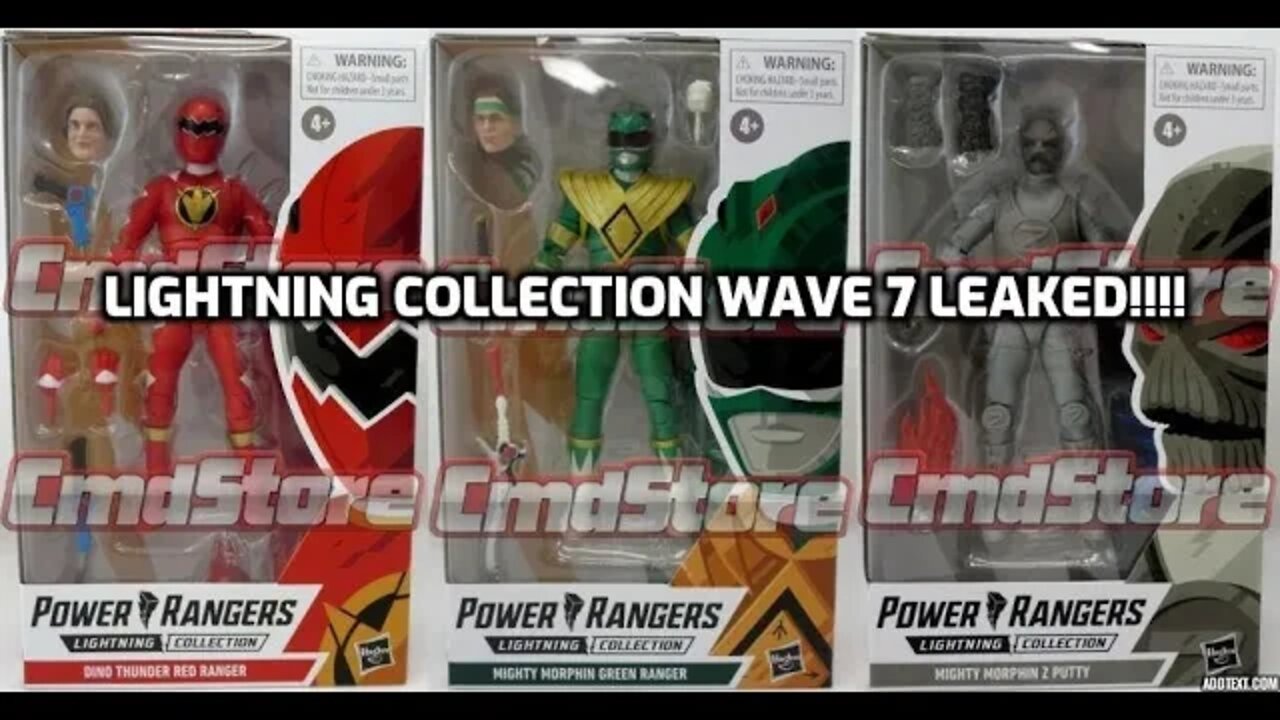 POWER RANGERS LIGHTNING COLLECTION WAVE 7 LEAKED - DINO THUNDER RED, GREEN MMPR, ZPUTTY NINJA KNIGHT