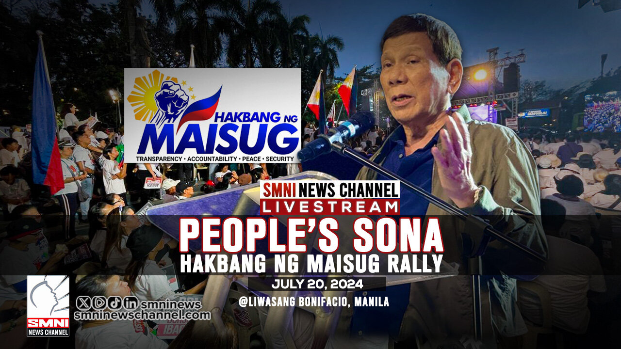 LIVE: PEOPLE’S SONA: Hakbang ng Maisug Rally sa Liwasang Bonifacio, Manila | July 20, 2024