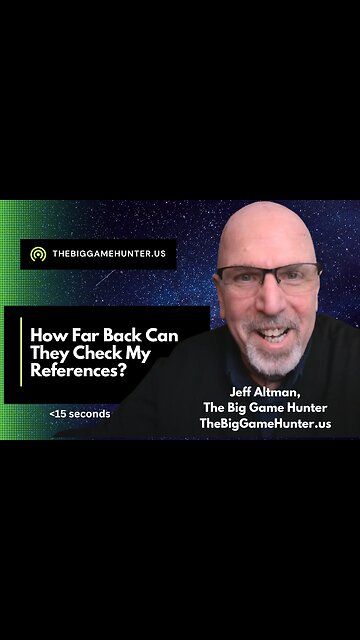 How Far Back Can They Check References?
