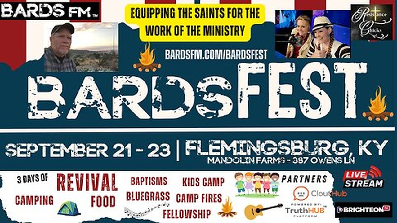 Day 3 Bardsfest Pastors Don Cox, Devanice, Devin O`Neal, Paul Cantrelle Sept 23, 2023