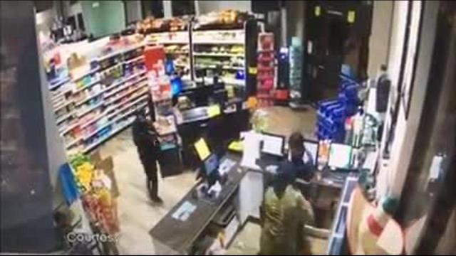 Surveillance video: Robbery at 7 Food Mart in Golden Gate, Florida