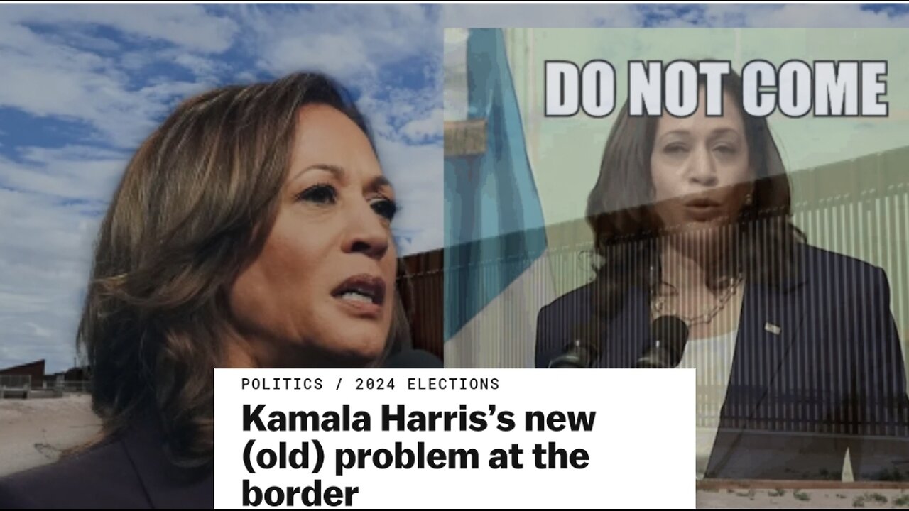 Kamala shares Biden's RIGHT WING border policy!