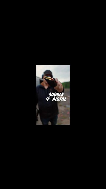 300blk 9'' pistol | #Shorts | StephenShreds