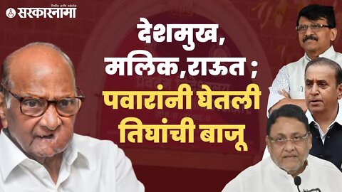 अनिल देशमुखांच्या घरी 110 रेड टाकल्या ; Sharad Pawar | Politics | Maharashtra | Sarkarnama