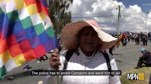 Bolivian Protester: 'Coup government want to steal our lithium and gas'