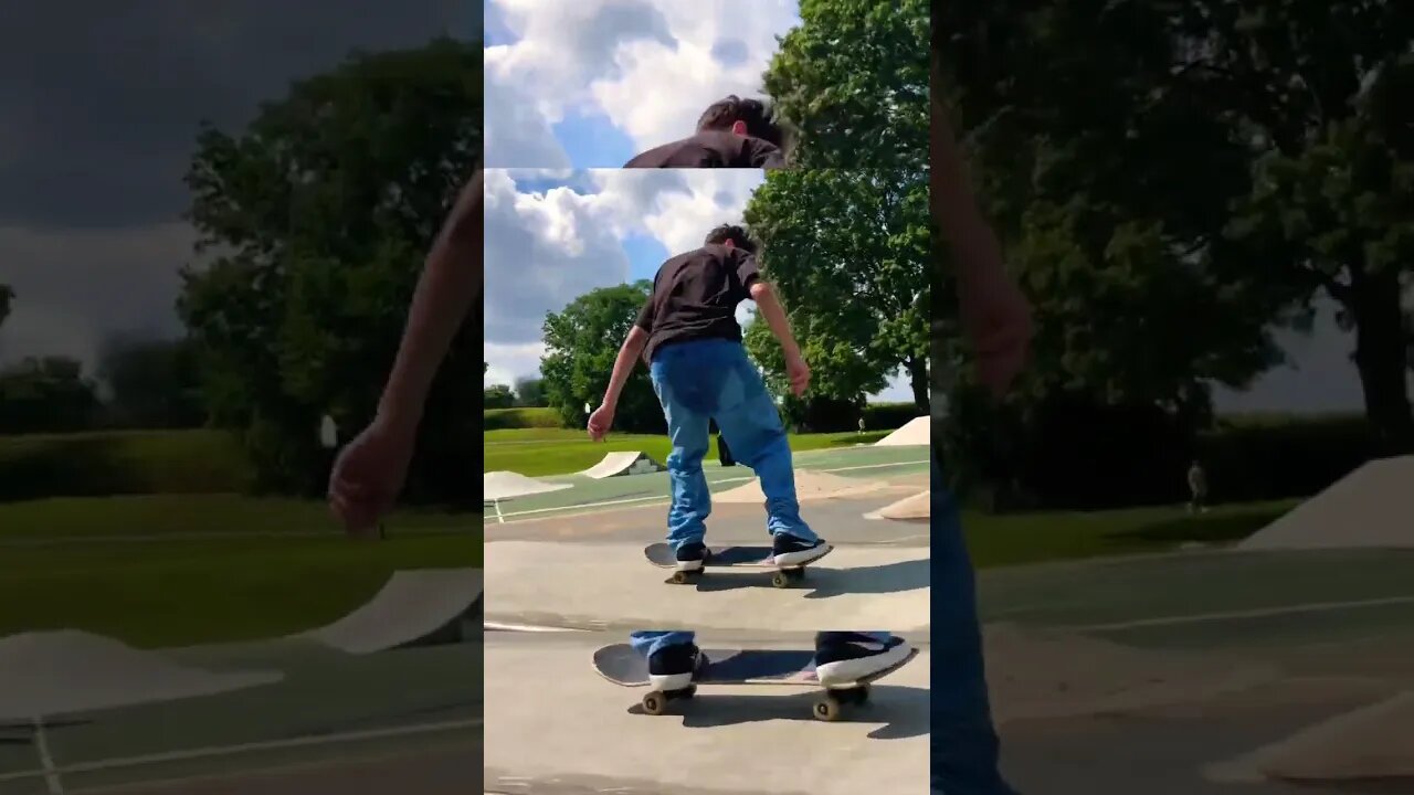 Declan 180 up, fakie big spin off the big board at Millersville #skate #skateboarding