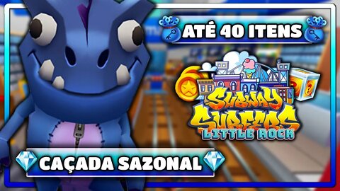 Subway Surfers Little Rock | Caçada Sazonal até 40 Itens