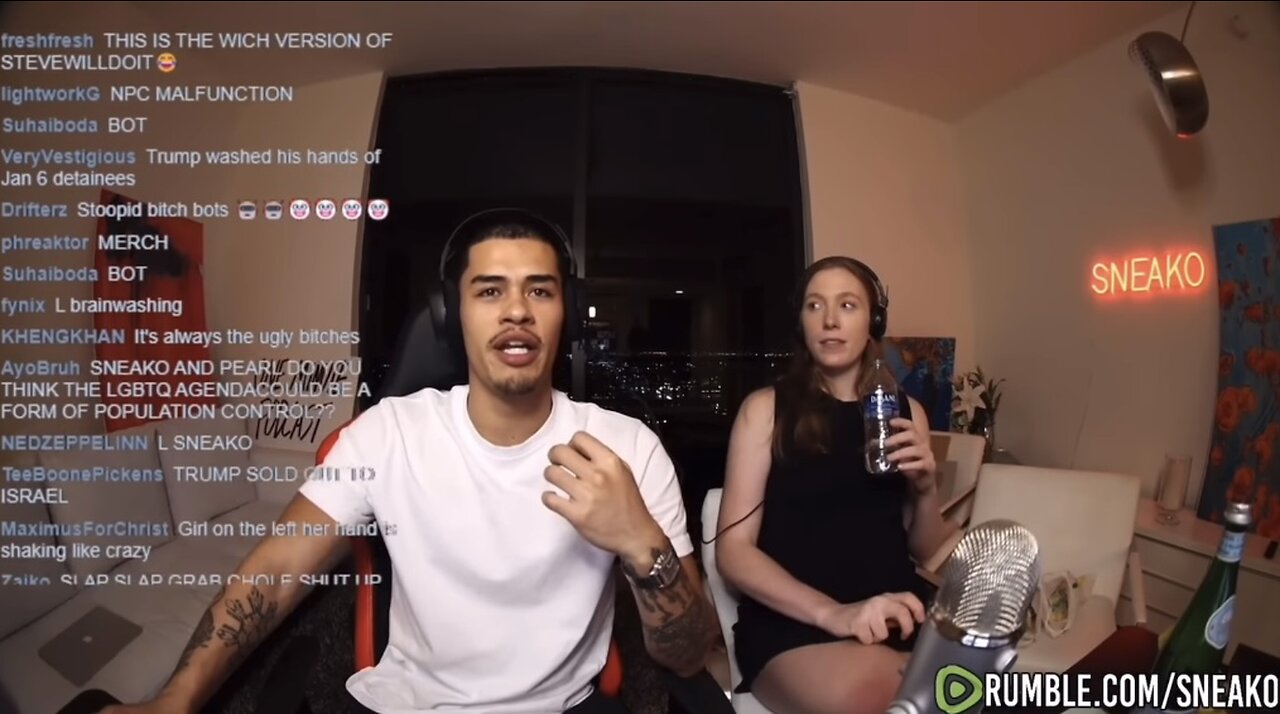 SNEAKO & PEARL Reacts to What Are Your Thoughts On Andrew Tate in Prison?