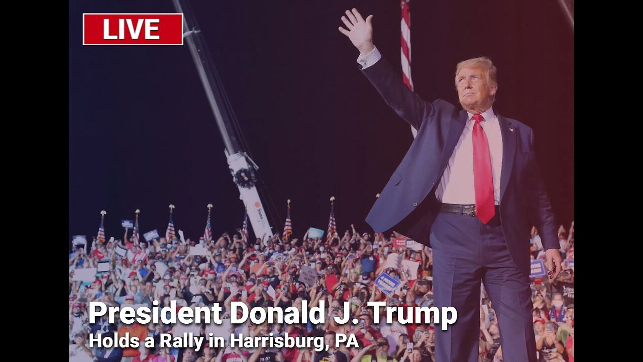 Trump Rally in Harrisburg, Pennsylvanni - July 31, 2024 - WATCH PARTY!