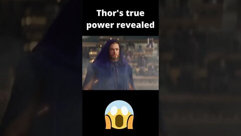 Thor's true power revealed