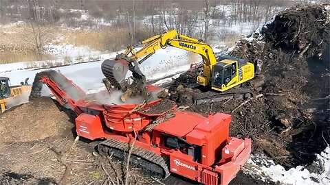 The incredible drum wood chipper