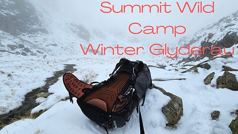 Glyderau summit wild camp at 15ºF (-9ºC)