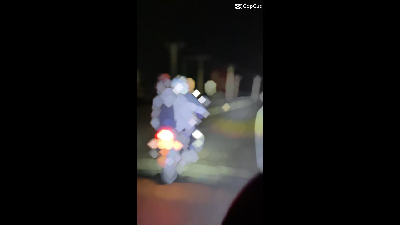 Bike riding in night