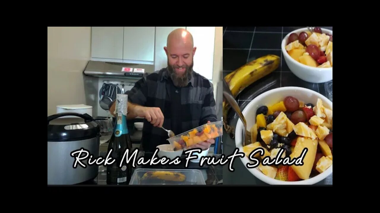 Rick Makes Fruit Salad| Canadian-Filipina Couple