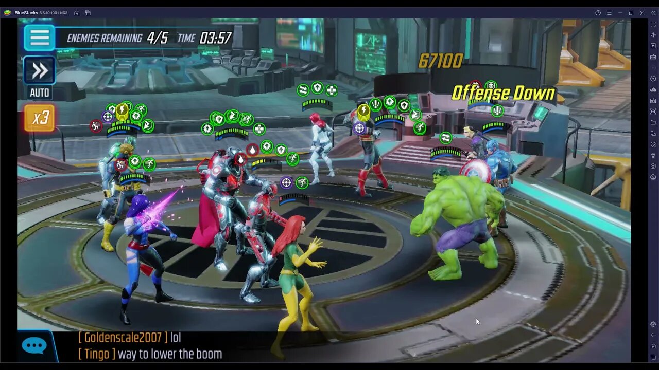 MSF War Live: Uncanny-Tron vs Wave-1 Avengers + Thor