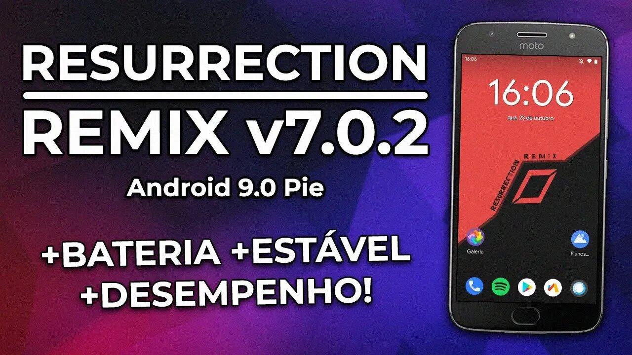 RESURRECTION REMIX v7.0.2 | Android 9.0 Pie | UMA DAS ROMs MAIS ESTÁVEIS DO ANDROID!