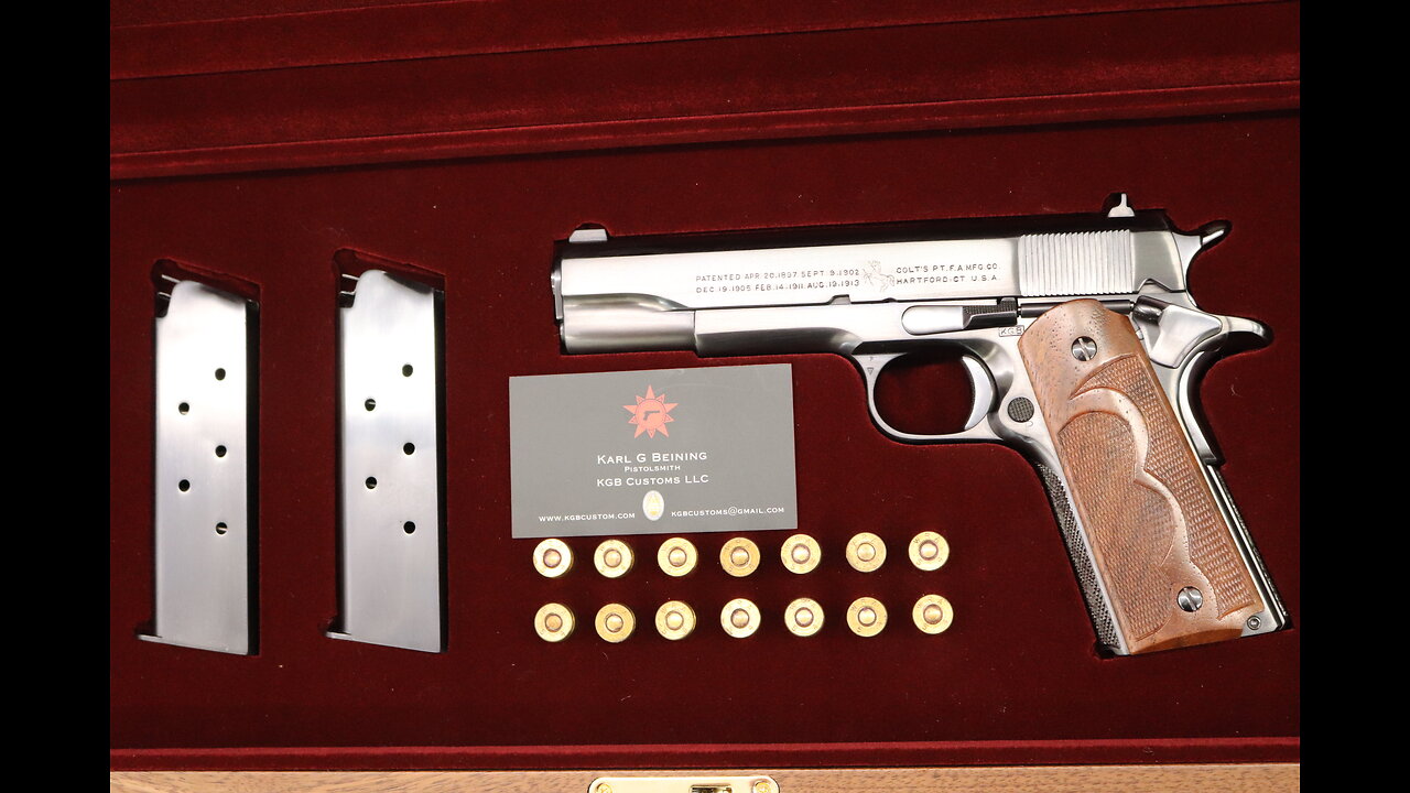 KGB Customs LLC -- Karl G Beining -- 1943 USGI Colt 1911A1 45ACP