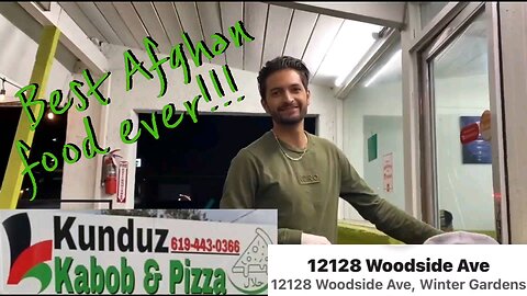 Kunduz Kabob & Pizza "best afghan food ever"