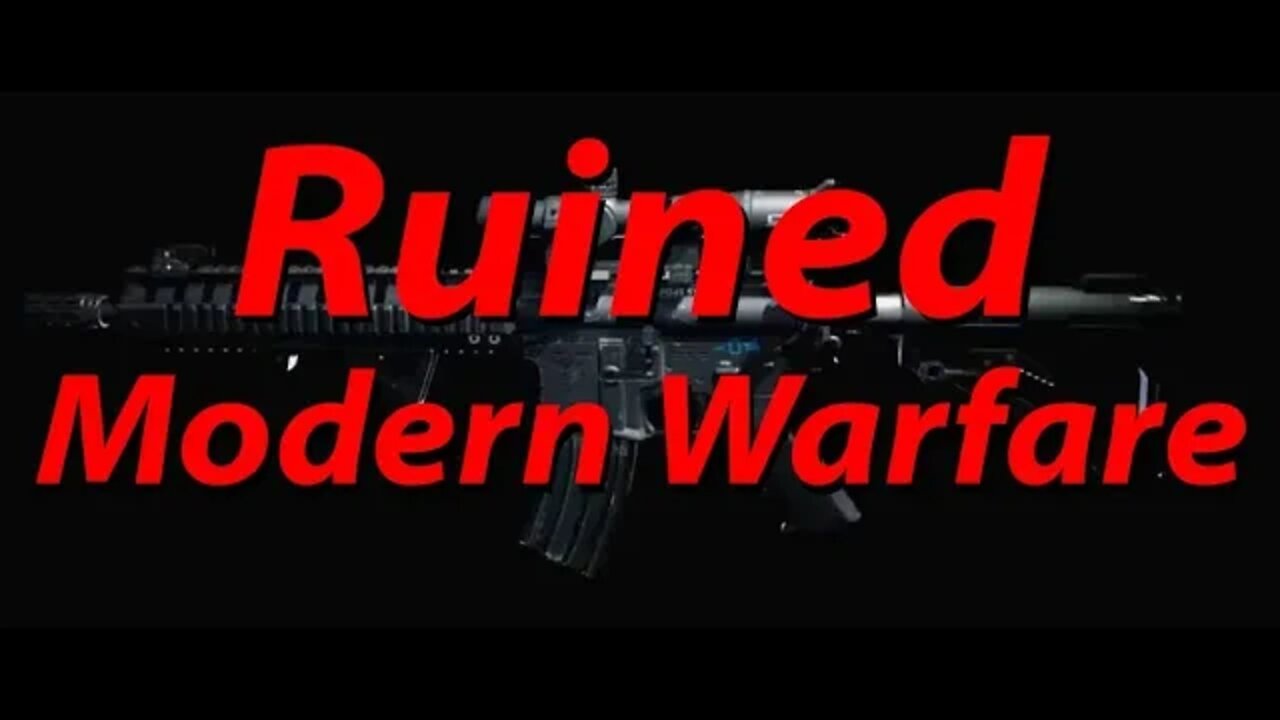 The M4 Ruined Modern Warfare