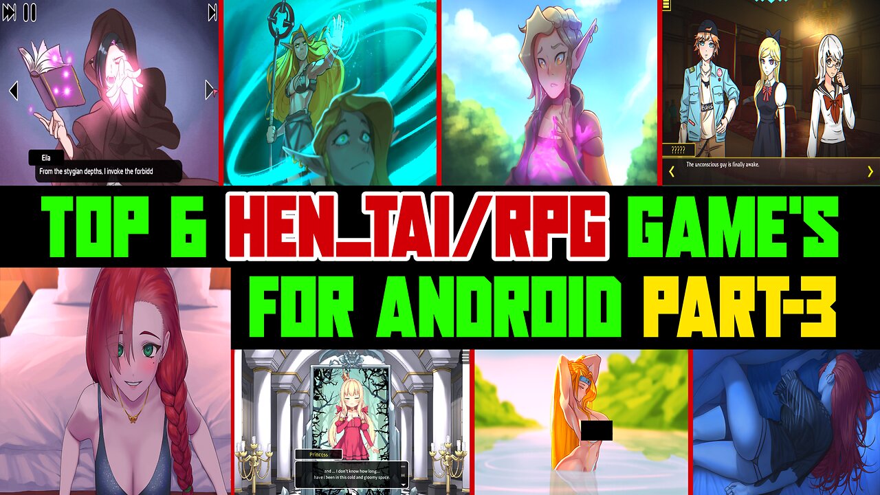 Top 6 Hen_tai/RPG Game's | For Android/Win/Linux | 2024 | EzrCaGaminG | Part-3