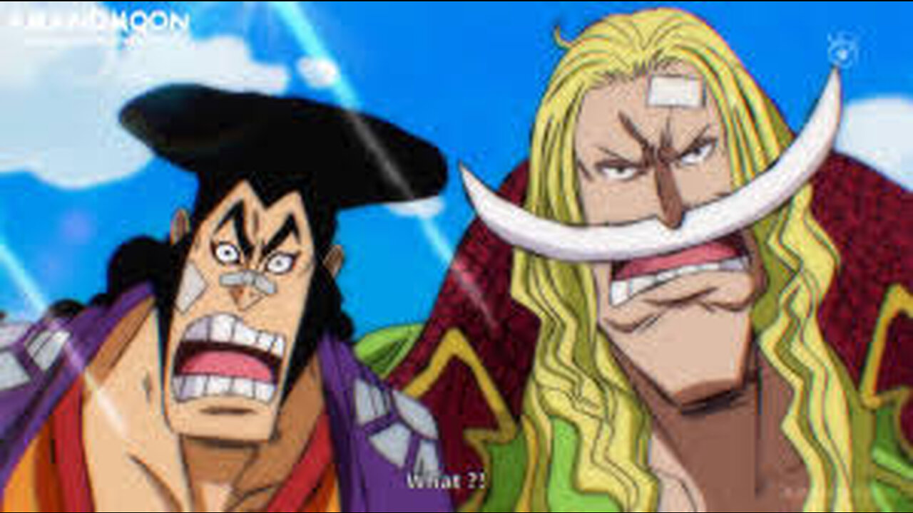 Oden vs Whitebeard...gold d roger,Oden and Whitebeard