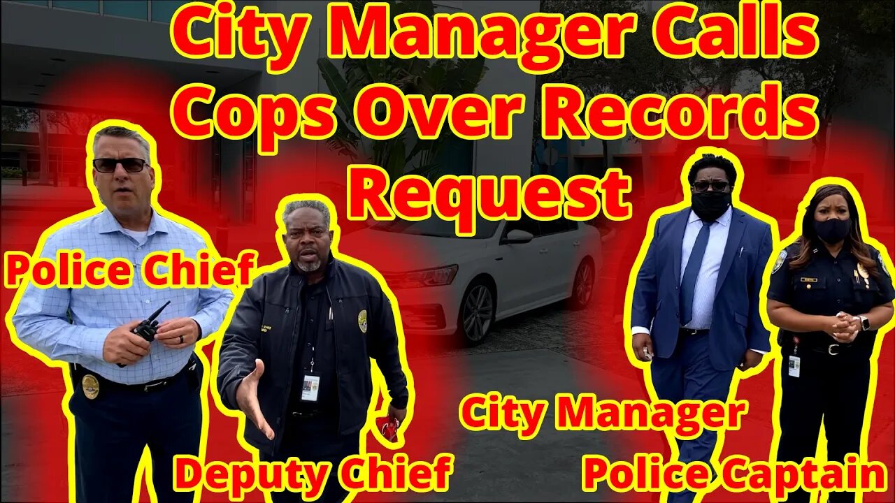 City Manager Calls Cops Over Records Request. Police Chief Shows Up.