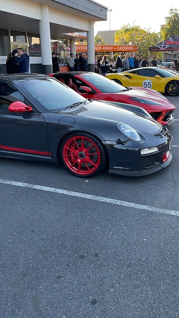 Porsche GT3 RS at Cars and Coffee