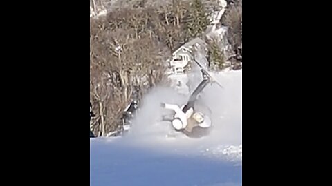 This kid got clobbered by a boarder!!!