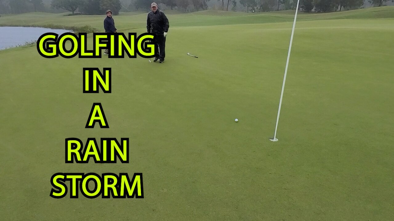 Golfing In A Rain Storm