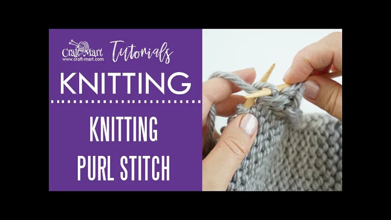 PURL STITCH KNITTING YOUTUBE