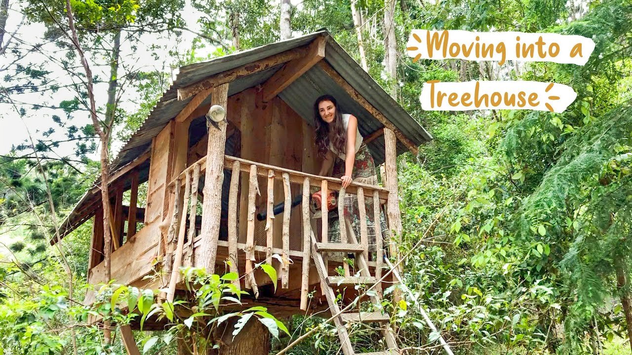 Moving In To Our Magical Treehouse and Rainforest Cabin