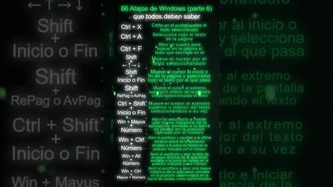 66 Atajos de teclado de Windows para ser mas eficiente P6