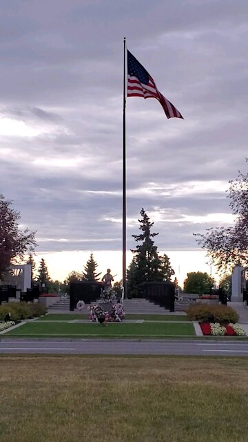 Old Glory flying high. American Flag