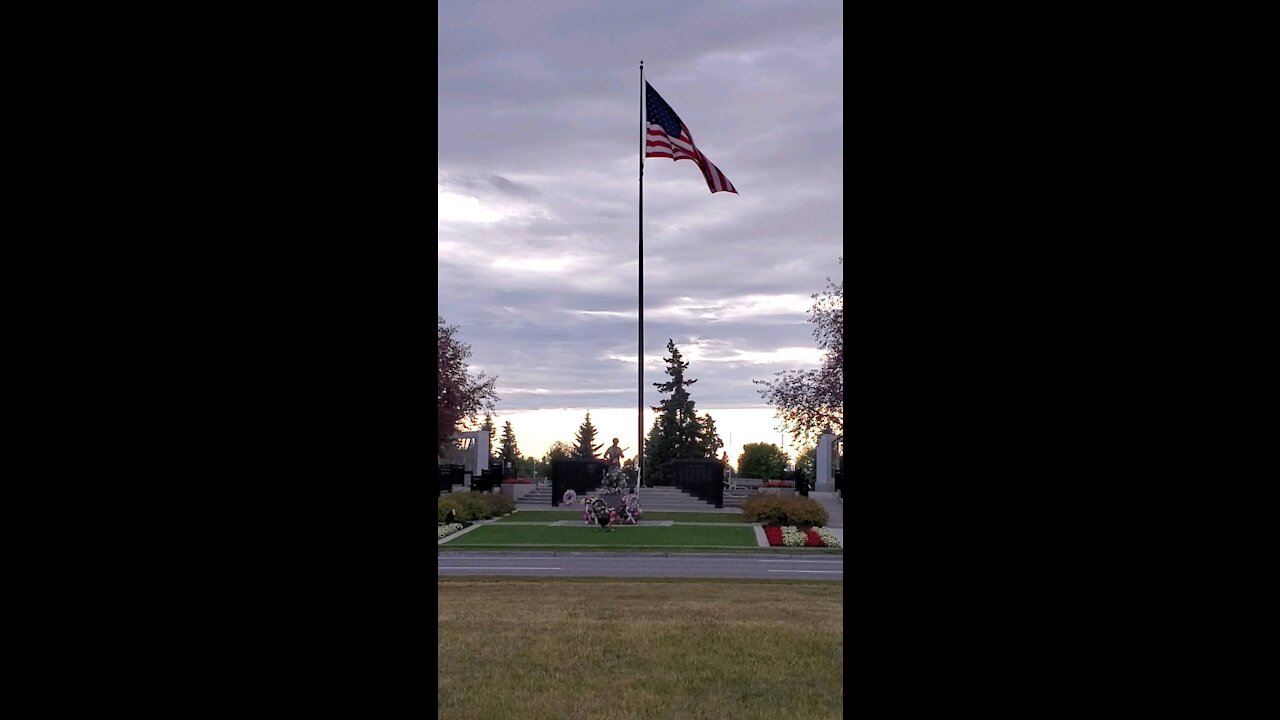 Old Glory flying high. American Flag