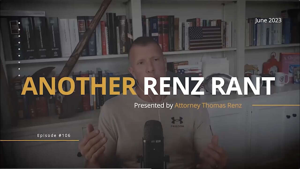 Tom Renz - U.S. Intel and the Culture of Corruption