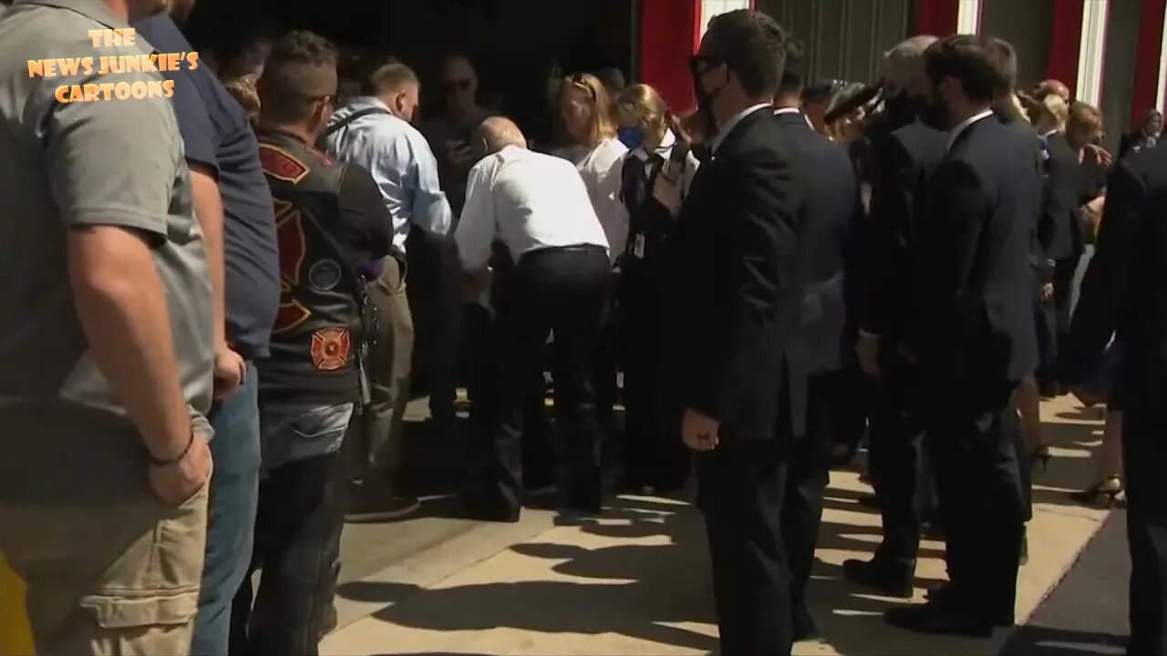 Biden got trolled at unscheduled stop at a volunteer fire dept in Shanksville, PA.